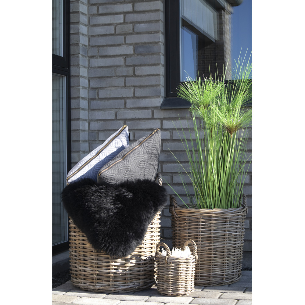 Caor Naturkorb 4er Set, Kubu-Rattan