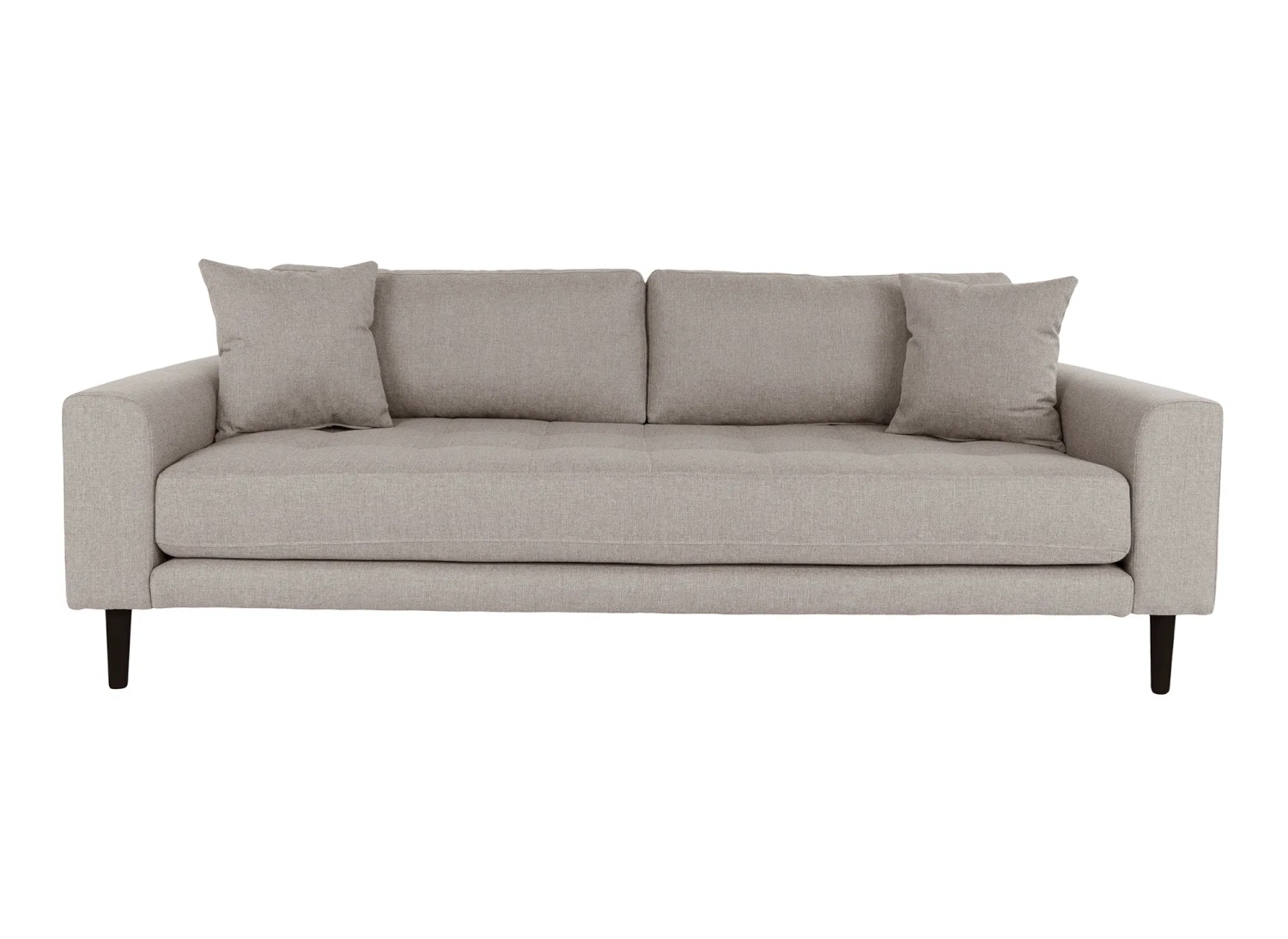 Lido 3-Sitzer-Sofa 210 cm in Samt oder Stoff, verschiedene Farben