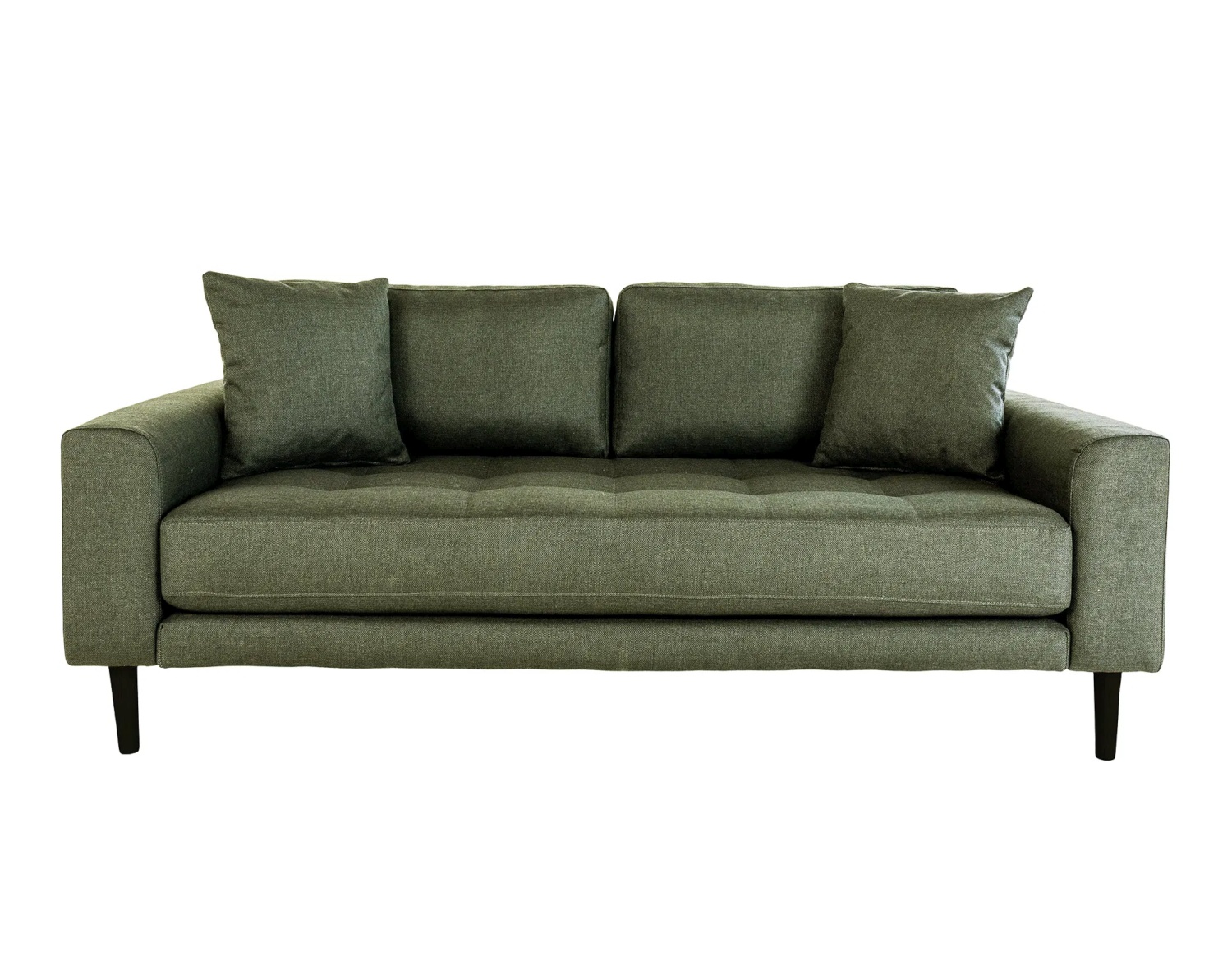 Lido 2,5-Sitzer-Sofa 180 cm in Samt oder Stoff, verschiedene Farben